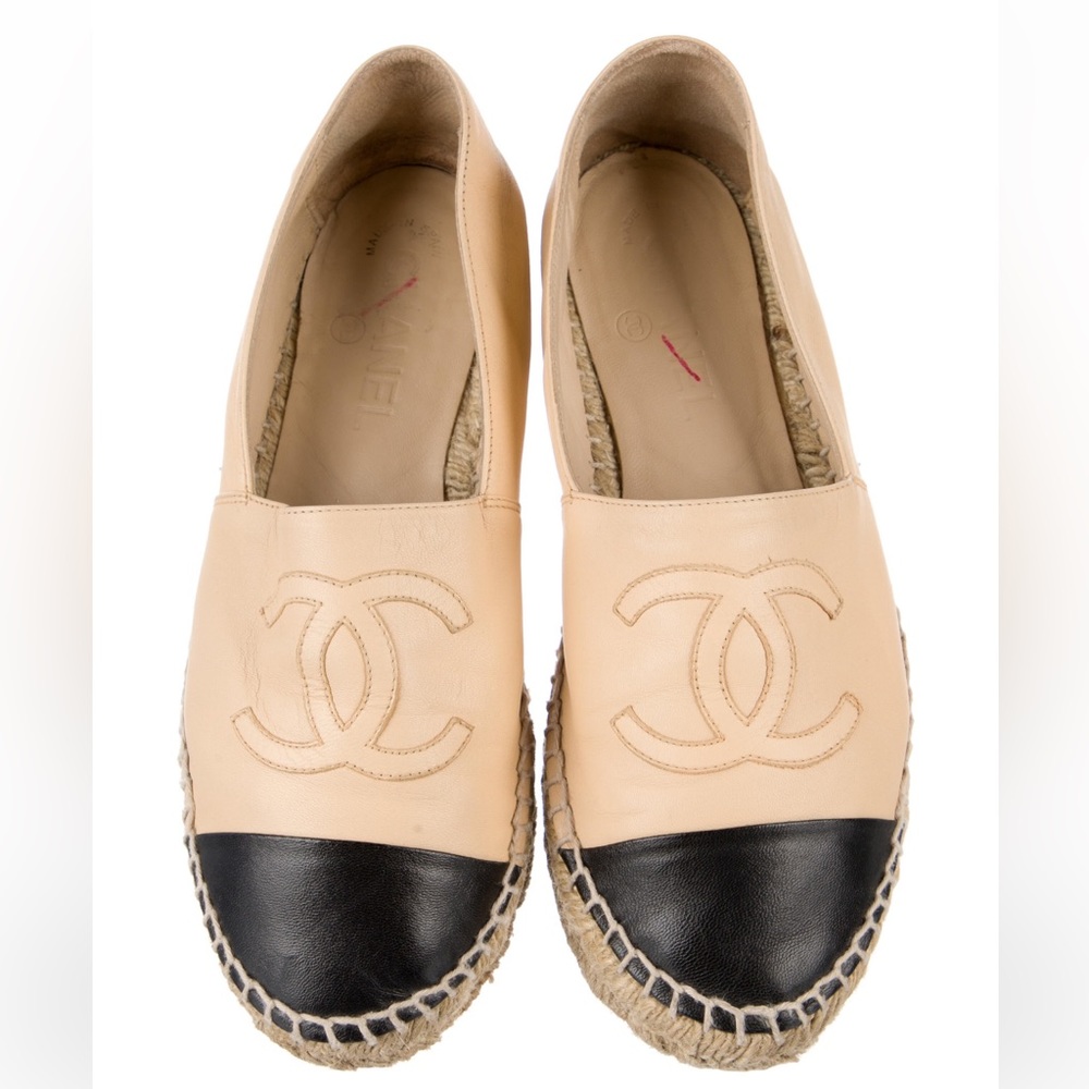 Chanel Leather Espadrilles